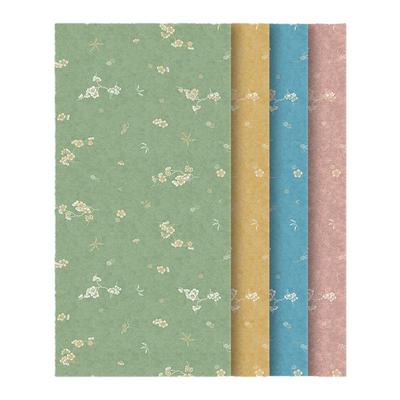 折枝花卉微喷宣纸作品纸