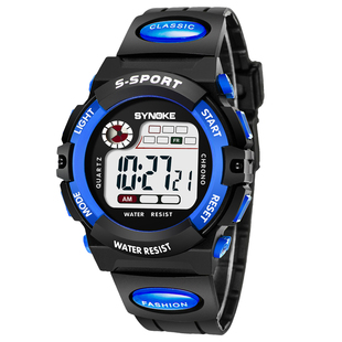 儿童手表男生初中小学生专用只看时间6到12岁防水运动男童电子表