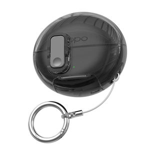 适用OPPO Enco Clip2锁扣开关耳机壳OPPO Clip2手机支架耳机套oppo透明新款耳机保护壳软壳clip2简约防摔外壳
