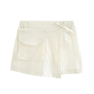 ILOVEJ童装夏装女童弹力裙裤工装裤百搭半身裙子/JWUPT01