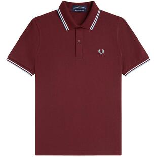 FRED PERRY男装翻领短袖polo衫2026春季新款时尚质感麦穗刺绣上衣
