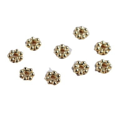 diy包金耳环项链手工花片