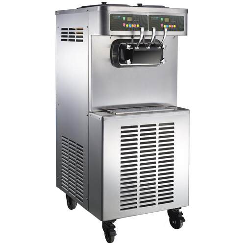 Pasmo百世贸 全自动立式三头双缸软冰淇淋机 商用冰激凌机 S520F