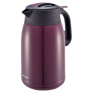 tiger虎牌便携式办公家用热水瓶保温壶高档时尚简约压杆水壶PWM-A