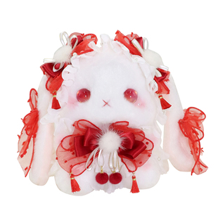 【本命-流苏】原创手作Lolita兔包斜挎礼物毛绒蝴蝶结可爱风汉服