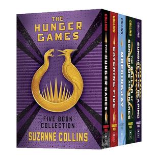 预售 英文原版 Hunger Games 5-Book Hardcover Box Set (The Hunger Games, Catching Fire, Mockingjay, The Ballad