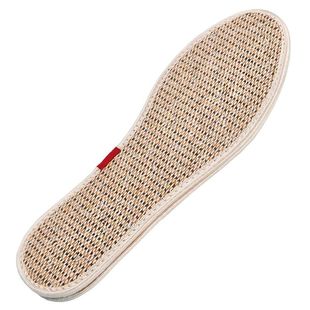 艾草棉麻防臭鞋垫软底强吸汗透气除臭留香皮鞋汗脚不粘脚防滑耐磨