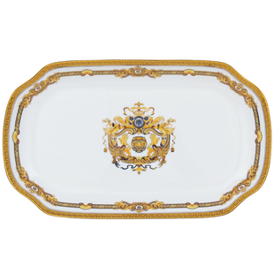 骨瓷鱼盘子家用新款10寸菜盘长条形盘子餐具14英寸大鱼盘蒸鱼盘