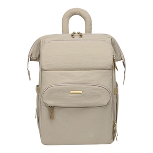 新款时尚便捷双肩背包大容量妈咪包多功能母婴包外出宝妈宝爸包包