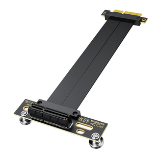 JEYI佳翼PCIE4.0 x4延长线NVME转接卡适用DMA网卡声卡m2硬盘显卡