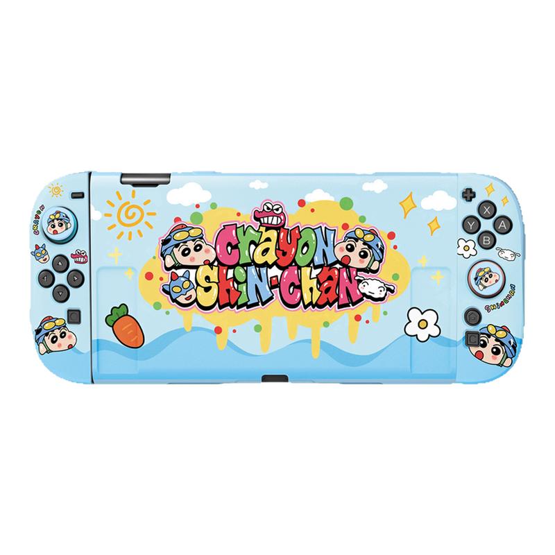原创新品switch2代保护壳蜡笔小新分体软壳NS2游戏机防摔保护套