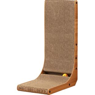 福丸大号L型立式猫抓板猫玩具猫咪用品磨爪耐用耐磨瓦楞纸铃铛