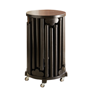 凳子餐桌家用结实耐用可叠放圆凳实木叠叠乐凳待客备用凳收纳板凳