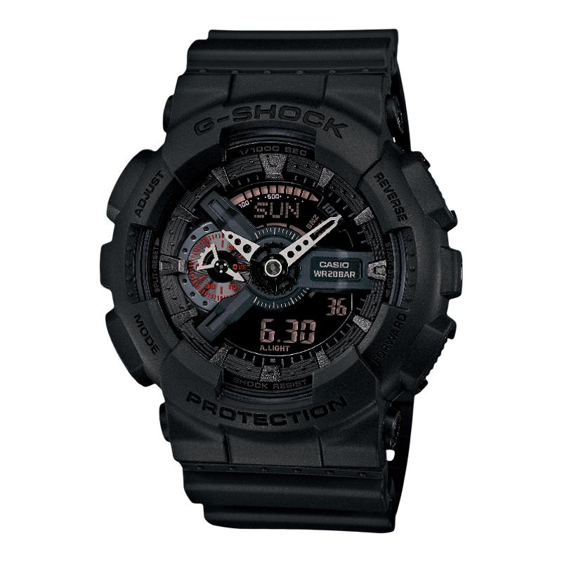 【自营】卡西欧casio时尚潮流运动防水手表 GA-110MB-1ADR正品