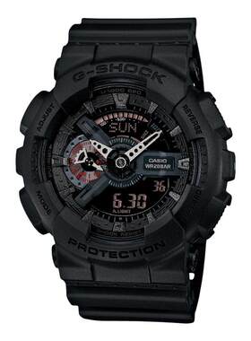 【自营】卡西欧casio时尚潮流运动防水手表 GA-110MB-1ADR正品