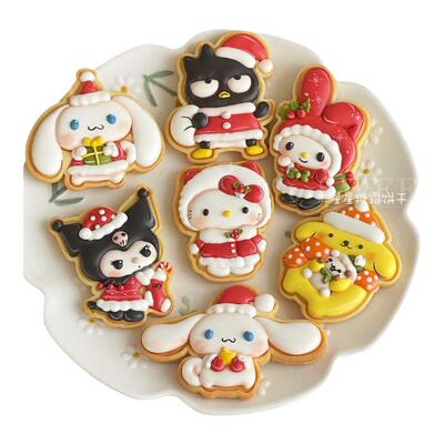 圣诞节卡通三丽鸥饼干模具附教程