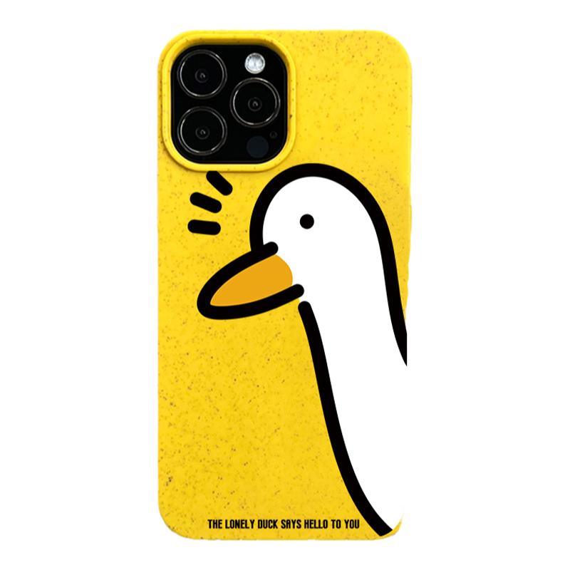 可降解新款探头鸭子磁吸手机壳适用于iPhone17promax全包16magsafe苹果15plus13pro12min