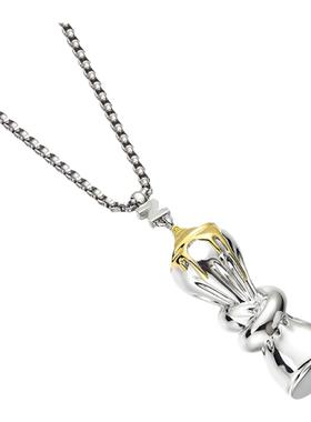 zauce造赐项链涂鸦罐电镀18K金