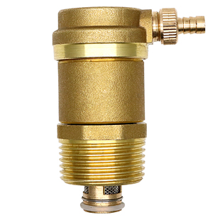 黄铜自动排气阀705 4分6分dn25水管锅炉暖气丝扣快速放气阀门开关