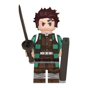 鬼灭之刃 拼装积木玩具 炭治郎祢豆子蝴蝶忍伊之助无一郎