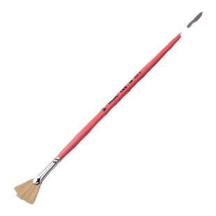 凡高扇形笔水粉笔套装油画笔猪鬃硬毛刷子鱼尾扇型笔樱花扇形笔