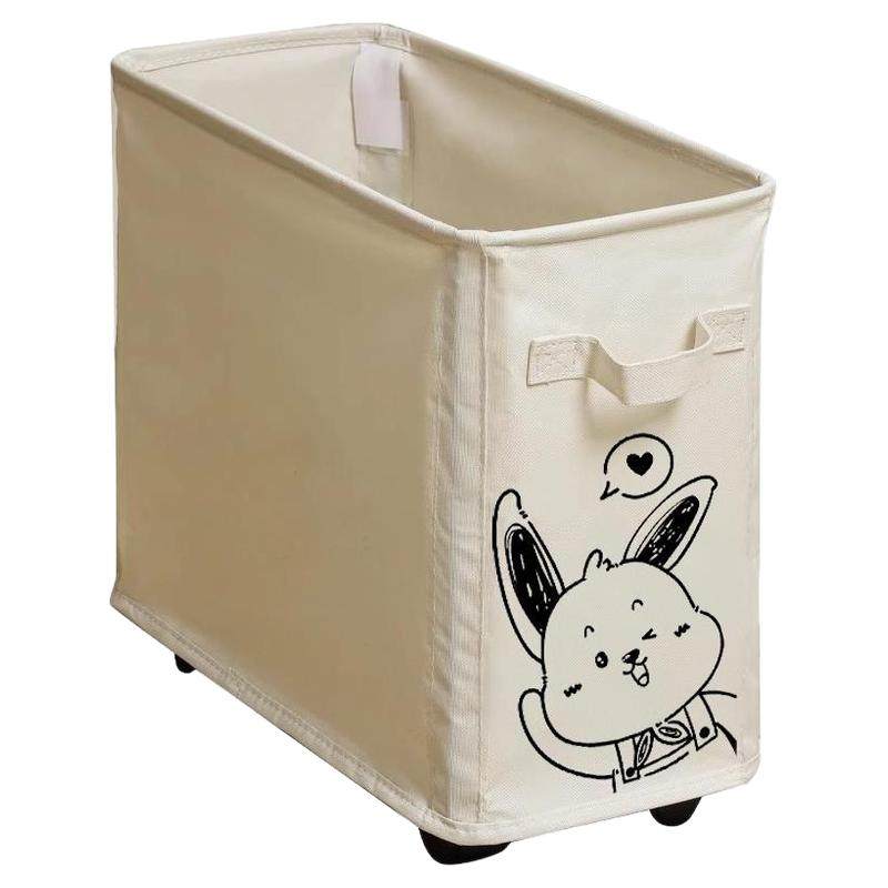 办公室桌下置物架工位改造好物神器桌底面可移动带轮小推车收纳筐