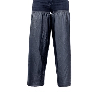 防水皮革脚套成人男女雨天袖筒户外工作电动骑行护腿防污裤衣管套