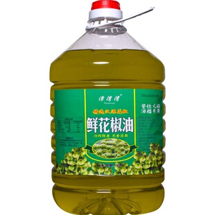 正宗四川洪雅特产鲜青花椒油商用5升特麻汉源藤椒麻油餐饮大桶装