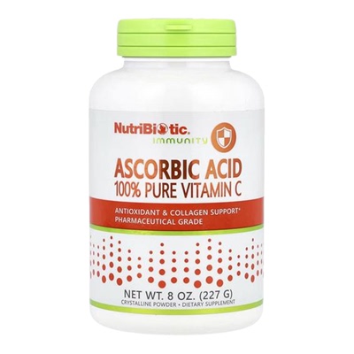 NutriBiotic纯正维生素C晶体粉末整体健康抵御力自由基焕肤机体帮