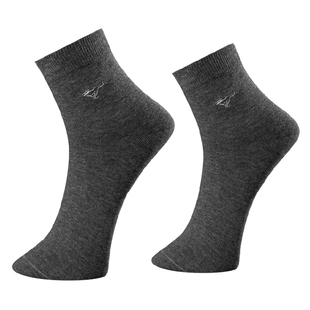 七匹狼袜子男款2026新款100%纯棉中筒袜全棉防臭吸汗黑色商务男袜