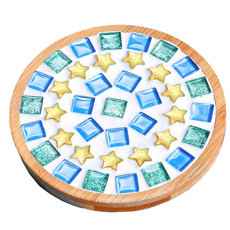 马赛克手工diy杯垫材料包幼儿园成人解闷港风冰箱贴手作创意玩具