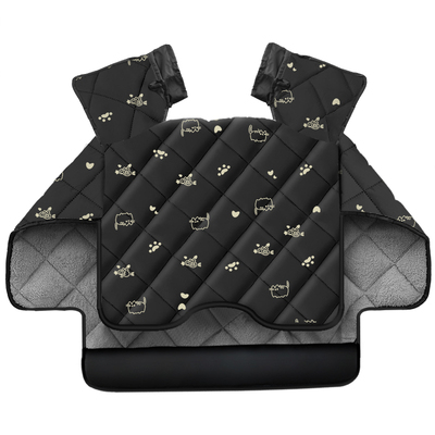 适用爱玛电动车挡风被冬季加绒