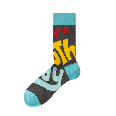 袜子男款长袜潮流高帮中筒袜青少年运动棉袜夏季薄款透气无骨男袜