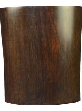 老挝大红酸枝笔筒书房工艺