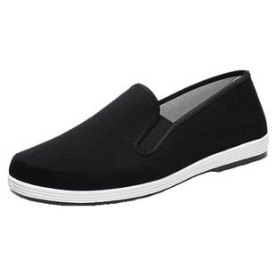 年轻人布鞋软底千层底洋气一脚蹬牛筋底高档2025新款女款年轻男款