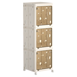 书本收纳箱可折叠书箱学生宿舍书籍整理箱子家用书柜多层透明书盒