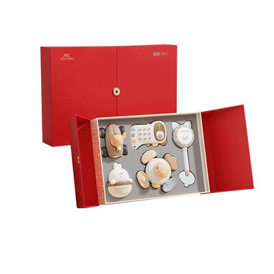 英氏婴幼儿不倒翁周岁礼一岁宝宝见面礼物可啃咬益智早教玩具礼盒