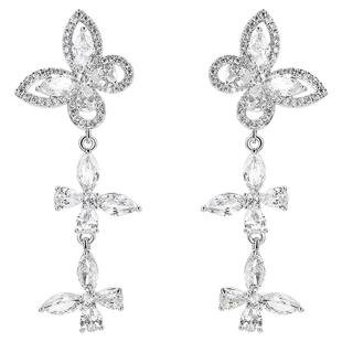 DODOGOGO蝴蝶耳环女气质轻奢高级感耳钉2026新款耳夹独特漂亮耳饰