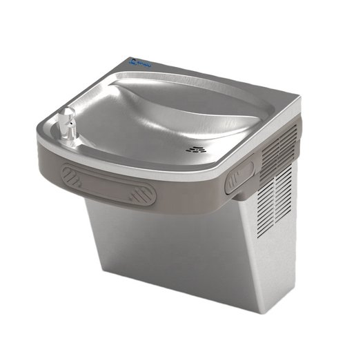 压缩制冷喷泉饮水机公共饮水机按压感应饮水出水口304不锈钢