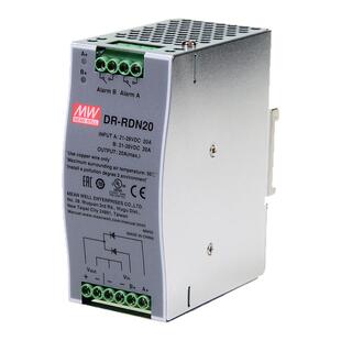 DR-RDN20 台湾明纬开关电源 20A冗余模块适合24V冗余系统外围模块