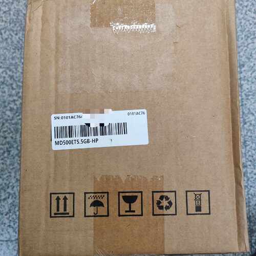 议价！汇川变频器MD500ET5.5GBHP全新原装正品盒