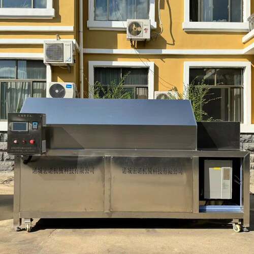 100斤黄豆电磁炒货机 多功能五谷杂粮滚筒炒货机芝麻豌豆商用炒锅