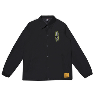 SSUR PLUS联名PCMY潮牌环球字母男女情侣装教练夹克外套BF风宽松