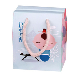 儿童节礼物包装宝宝满月酒回礼糖果手提袋生日出生空纸喜糖礼盒子