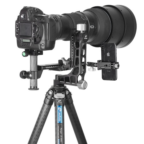 徕图Leofoto LS-365C+PG-1 悬臂云台便携三脚架套装户外摄影摄像打鸟长焦
