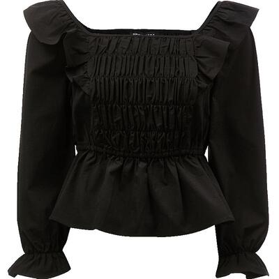 VeroModa方领优雅时尚上衣女