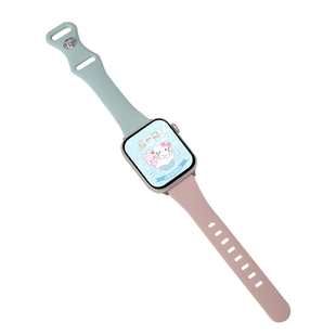 适用oppowatch4Pro手表S表带x2mini蝴蝶扣硅胶腕带OPPO watch3/2/1运动智能X/X2手表液态硅胶男女高级替换带