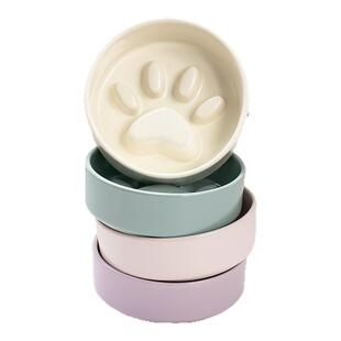 玛特利陶瓷猫碗猫咪猫食盆宠物碗狗盆狗碗缓食碗慢食碗狗狗小型犬