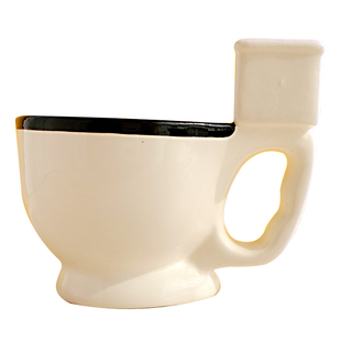 整蛊马桶杯子简约水杯恶搞搞怪大便个性陶瓷马克杯平安圣诞节礼物