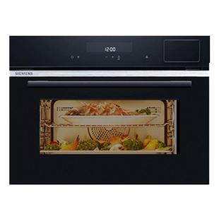 西门子黑魔方四合一嵌入式蒸烤箱蒸烤炸炖一体机家用智能自清洁S6